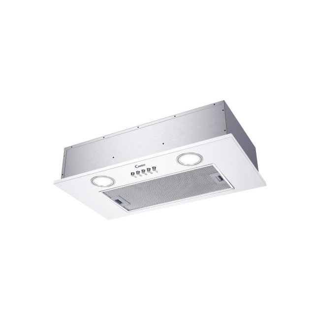 Candy 52cm Canopy Cooker Hood - White