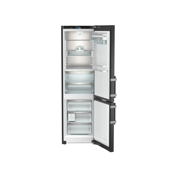 Liebherr 362 Litre Freestanding Fridge Freezer With DuoCooling - BlackSteel
