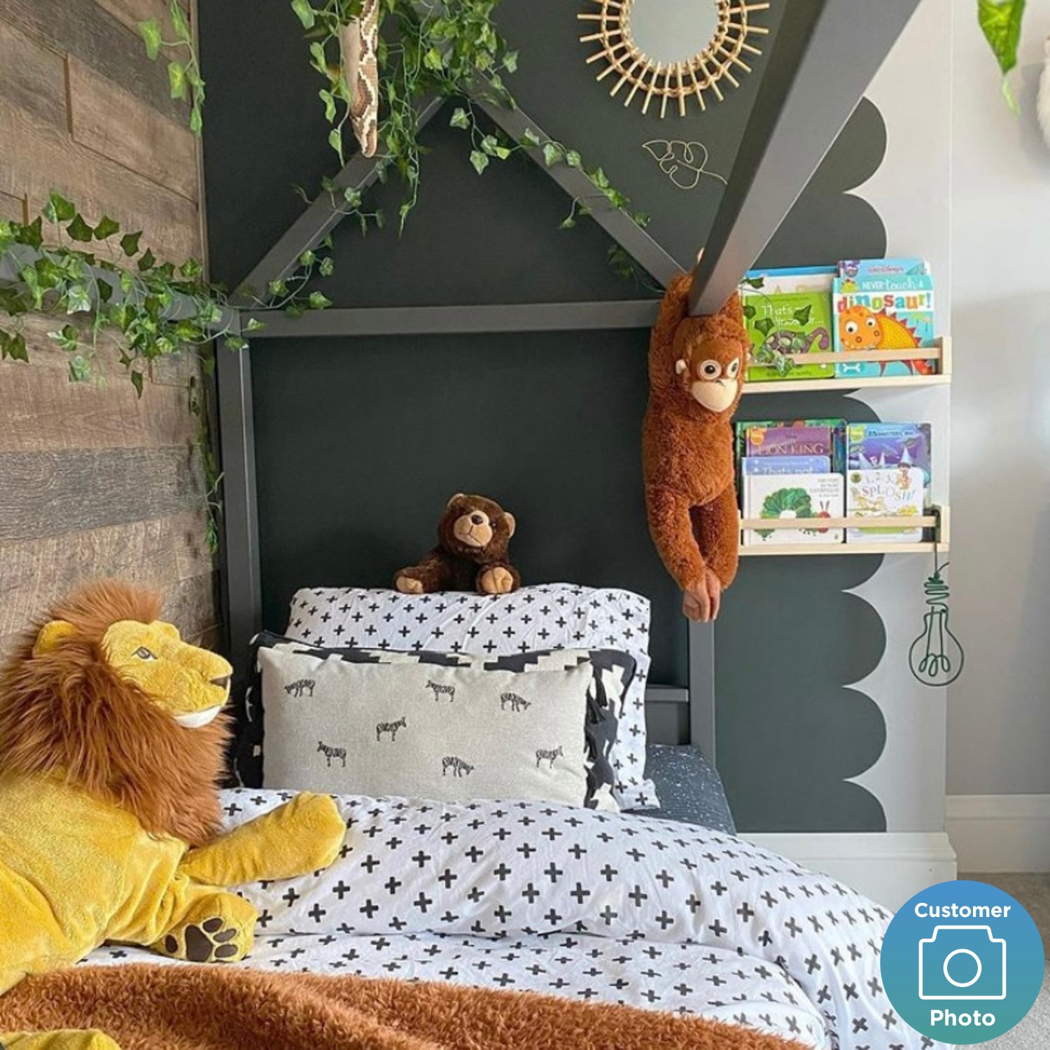 Coco House Bed Frame in Anthracite Grey BuyItDirect.ie