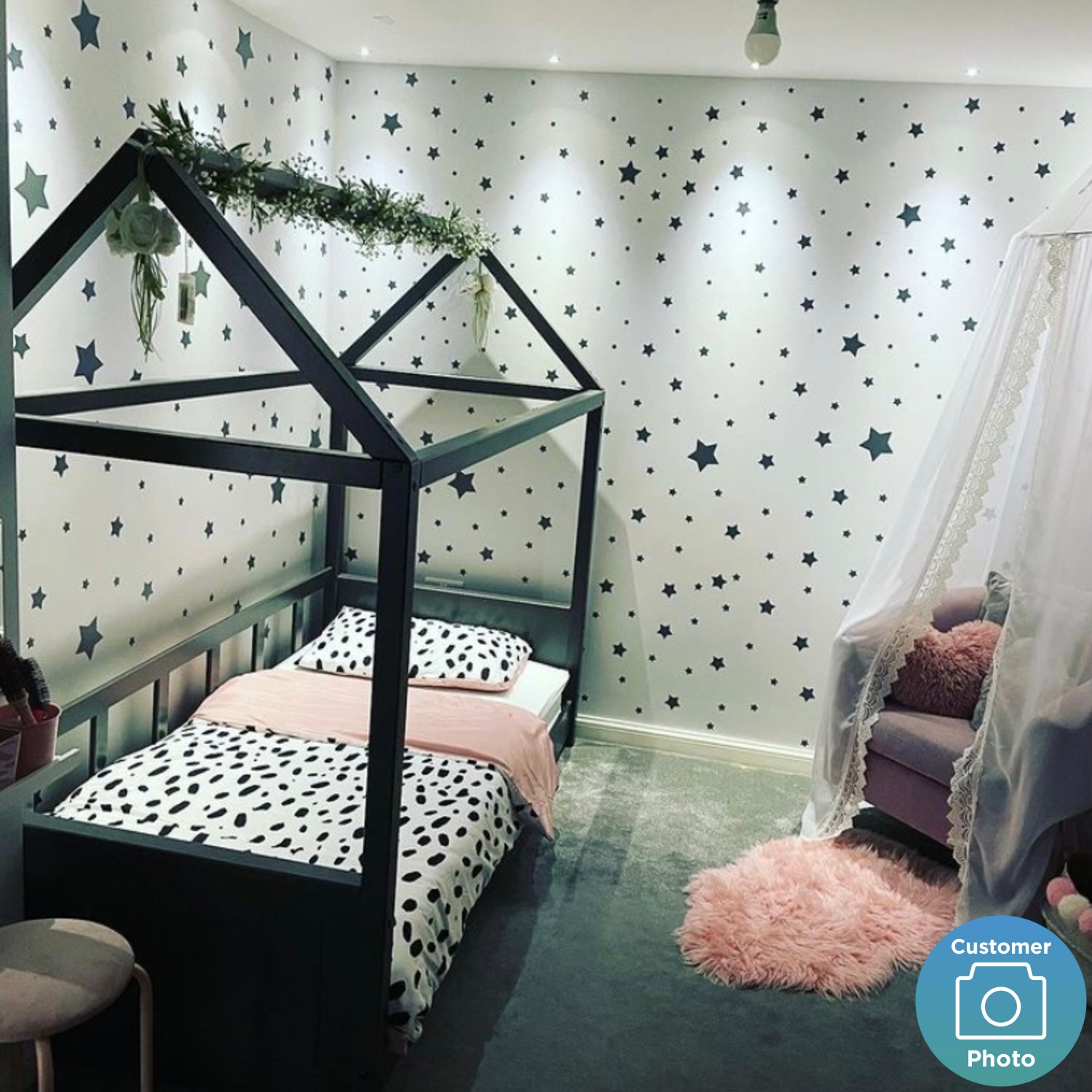 Coco House Bed Frame in Anthracite Grey BuyItDirect.ie