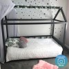 Coco House Bed Frame in Anthracite Grey