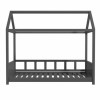 Coco Kids House Bed Frame in Anthracite Grey