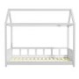 Coco Kids House Bed Frame in Light Grey