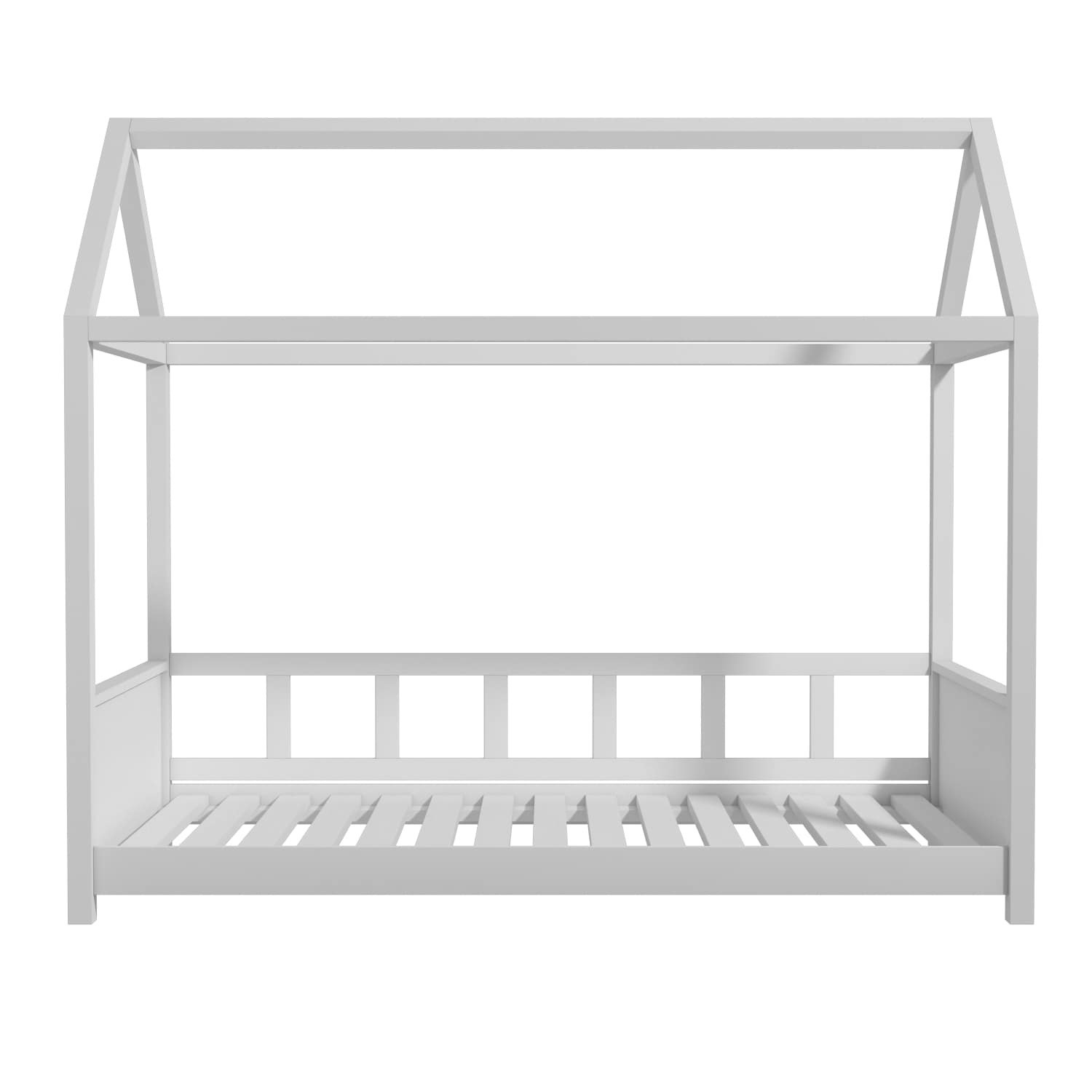 Coco Kids House Bed Frame in Light Grey - BuyItDirect.ie