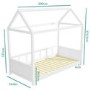 Coco House Bed Frame in White