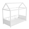 Coco Kids House Bed Frame in White