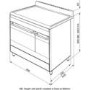Refurbished Smeg CC92MX9 Cucina Double Cavity 90cm Dual Fuel Range Cooker - Stainless Steel