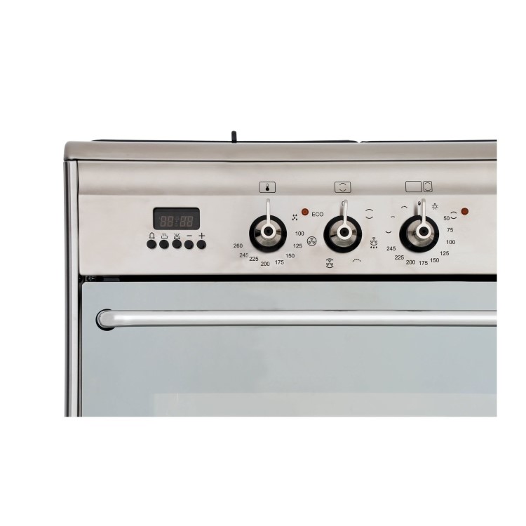 Smeg Cucina 90cm Dual Fuel Range Cooker - Stainless Steel