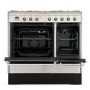 Refurbished Smeg Cucina CC92MX9 90cm Dual Fuel Range Cooker Stainless Steel