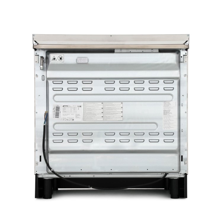 Refurbished Smeg Cucina CC92MX9 90cm Dual Fuel Range Cooker Stainless Steel