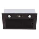 CCA52BL CDA 50cm Canopy Extractor Cooker Hood - Black
