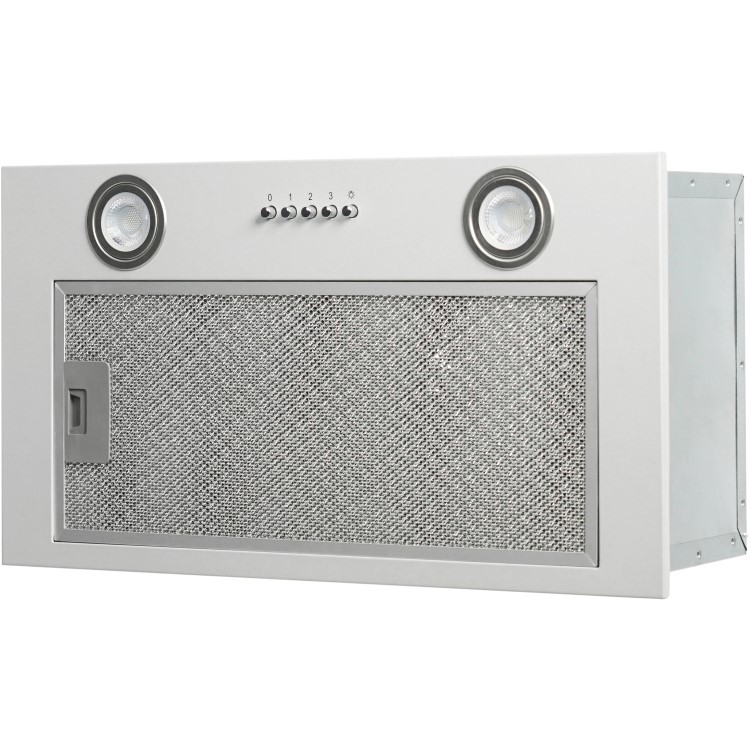 CDA CCA52SI 50cm Canopy Cooker Hood - Silver