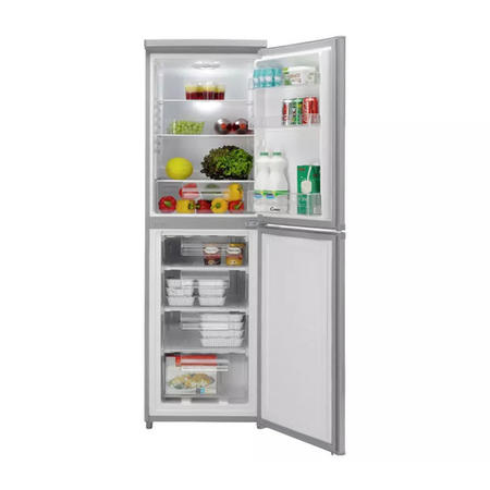 Candy 227 Litre 50/50 Freestanding Fridge Freezer - Silver
