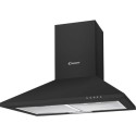 CCE116/1N Candy 60cm Chimney Cooker Hood - Black