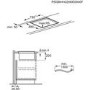 Refurbished AEG 8000 Series CCE84751FB 83cm 4 Zone Venting Induction Hob Recirculation Only