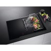AEG CCE84751FB 8000 Series 83cm 4 Zone Venting Induction Hob With Double Bridge Zones - Recirculation Only