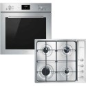 CCGASPK Smeg Cucina Multifunction Electric Oven & Gas Hob Pack