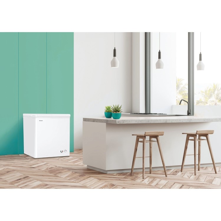 Candy 97 Litre Freestanding Chest Freezer - White