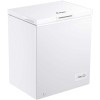 Candy CCHM145 146 Litre Chest Freezer 56cm Deep A+ Energy Rating 76cm Wide - White