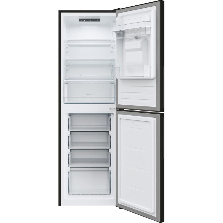 Candy 246 Litre 50/50 Freestanding Fridge Freezer With Extra Large Salad Crisper - Black