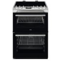 CCX6740ACM AEG 6000 Series 60cm Electric Cooker with Air Fry Function - Stainless Steel