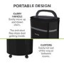 Refurbished electriQ 20 Litre Black Low Energy UV Antibacterial Dehumidifier with HEPA Air Purifier