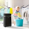 electriQ 12L Low-Energy Quiet Anti Bacterial Dehumidifier and HEPA Air Purifier - Black