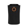 Refurbished electriQ 12 litre Low Energy Premium Black Dehumidifier for up to 3 bed house with Digital Humidistat and UV Plasma Air Purifier