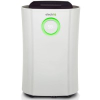 GRADE A1 - electriQ 12 litre Low Energy Dehumidifier for up to 3 bed house with Digital Humidistat and UV Plasma Air Purifier