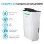 GRADE A1 - electriQ 12L Low Energy Smart App Wi-Fi Alexa Dehumidifier for up to 3 bed house with UV Air Purifier 