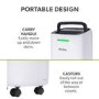electriQ Essential 12L Quiet Low-Energy Smart Dehumidifier
