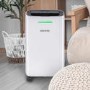 GRADE A1 - electriQ 12 Litre Dehumidifier for 3 bed house with Digital Humidistat and Air Purifier