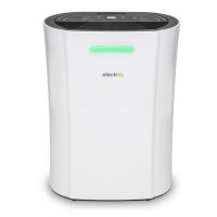 GRADE A1 - electriQ 12 Litre Dehumidifier for 3 bed house with Digital Humidistat and Air Purifier