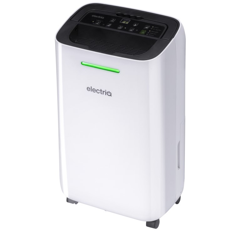 Refurbished electriQ 12 Litre Low Energy Smart App Alexa Dehumidifier with Digital Humidistat and Air Purifier