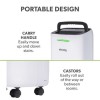 Refurbished electriQ 12 Litre Dehumidifier with Digital Humidistat and Air Purifier CD12P
