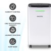 Refurbished electriQ 12 Litre Dehumidifier with Digital Humidistat and Air Purifier CD12P