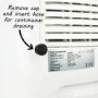 Refurbished electriQ 16L Low Energy Dehumidifier