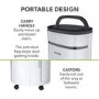 Refurbished electriQ 20L Low-Energy Quiet Laundry Dehumidifier with HEPA UV Air Purifier