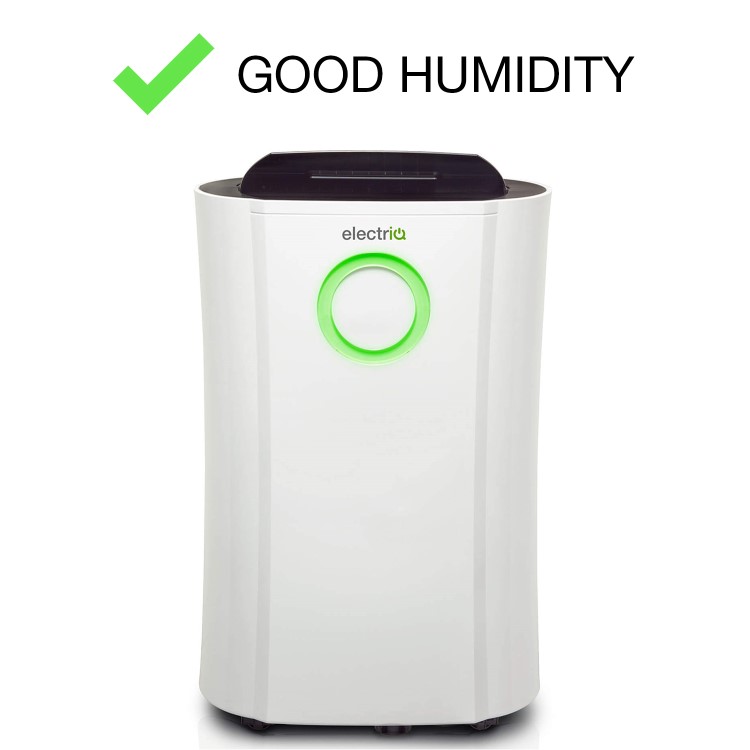 Refurbished electriQ 20 Litre Low Energy UV Antibacterial Dehumidifier with HEPA Air Purifier