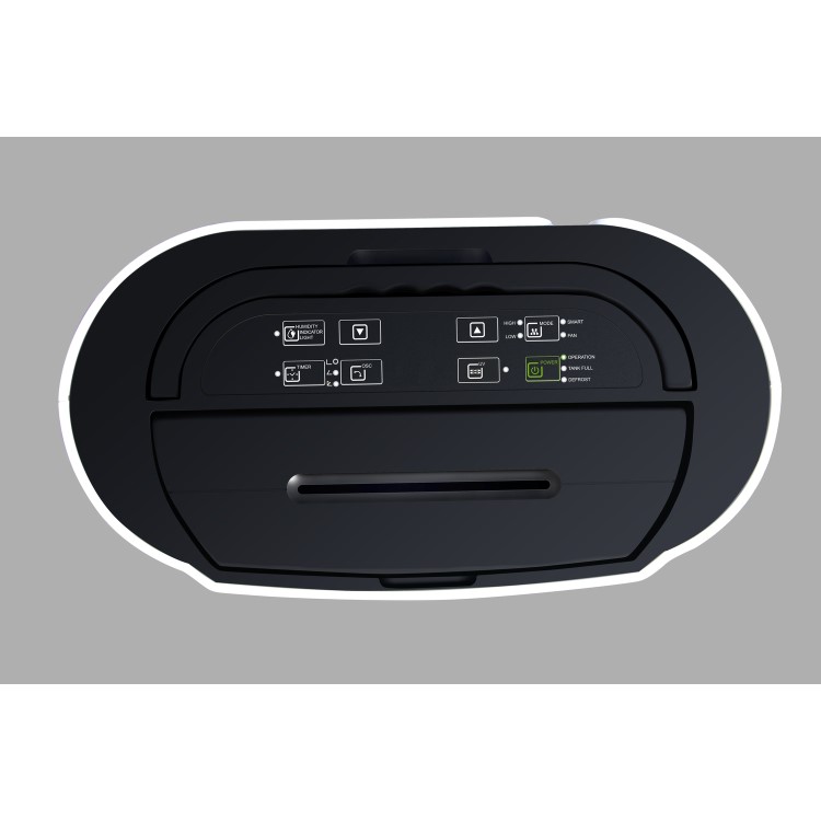 GRADE A1 - electriQ 20L Low Energy Anti-Bacterial Dehumidifier for 2 to 5 bed houses - WHICH Best Buy CD20LE-V2