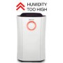 Refurbished electriQ 20 Litre Low Energy UV Antibacterial Dehumidifier with HEPA Air Purifier