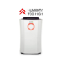 GRADE A1 - electriQ 20L Low Energy Anti-Bacterial Dehumidifier for 2 to 5 bed houses - WHICH Best Buy CD20LE-V2