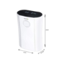 GRADE A1 - electriQ 20 Litre Low Energy Anti-Bacterial Best Buy Dehumidifier for 2 to 5 Bed Homes - CD20LE-V2
