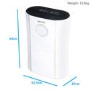 GRADE A1 - electriQ 20 Litre Low Energy Anti-Bacterial Best Buy Dehumidifier for 2 to 5 Bed Homes - CD20LE-V2