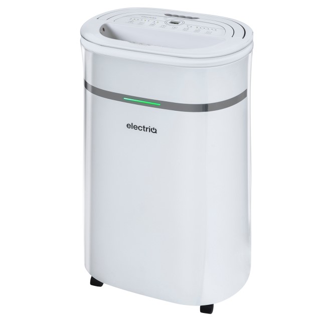 Refurbished electriQ 20 Litre Dehumidifier with Humidistat and Carbon Filter