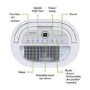 Refurbished electriQ 20 Litre Dehumidifier with Humidistat and Carbon Filter