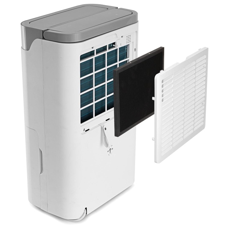 Refurbished electriQ 20 Litre Smart App Alexa Low Energy Dehumidifier with UV Air Purifier