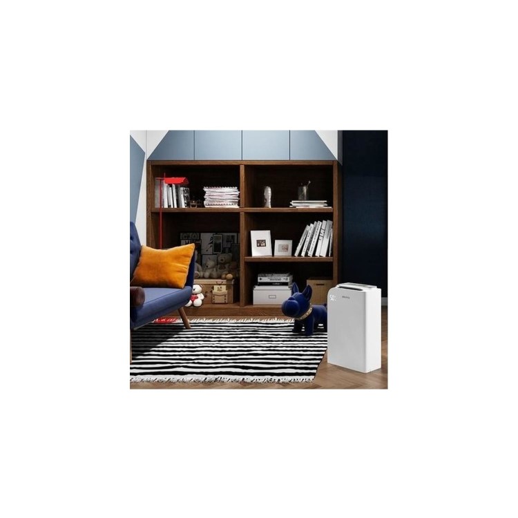 Refurbished electriQ 25 Litre Smart App Alexa Low Energy Dehumidifier with True Hepa and UV Air Purifier