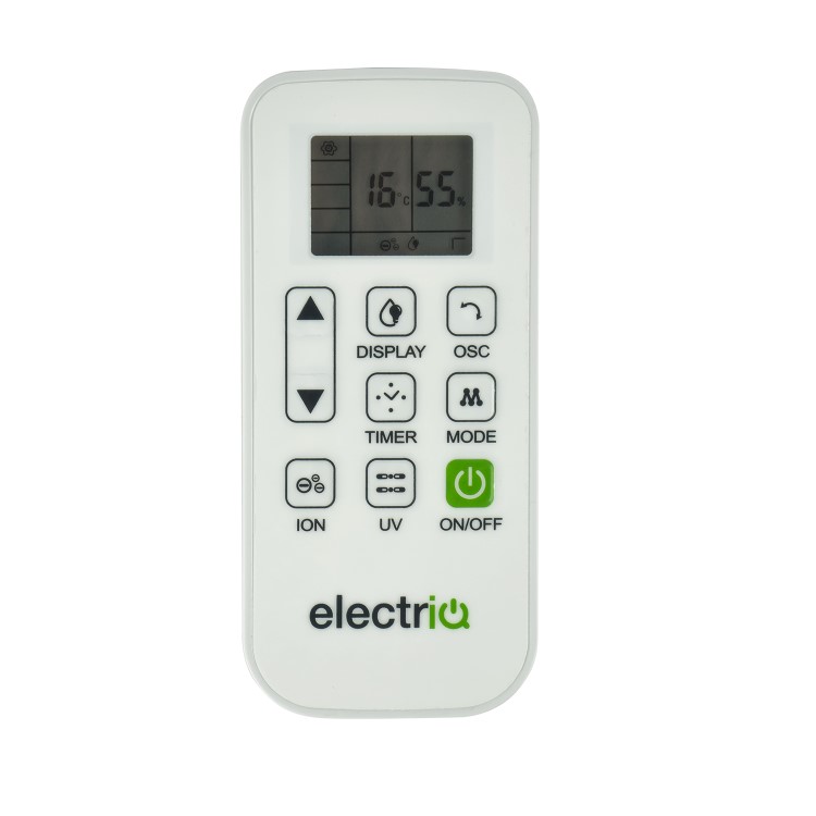 Refurbished electriQ 25 Litre Smart App Alexa Low Energy Dehumidifier with True Hepa and UV Air Purifier