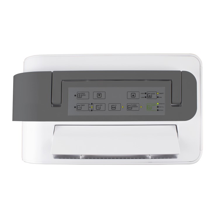 Refurbished electriQ 25 Litre Smart App Alexa Low Energy Dehumidifier with True Hepa and UV Air Purifier